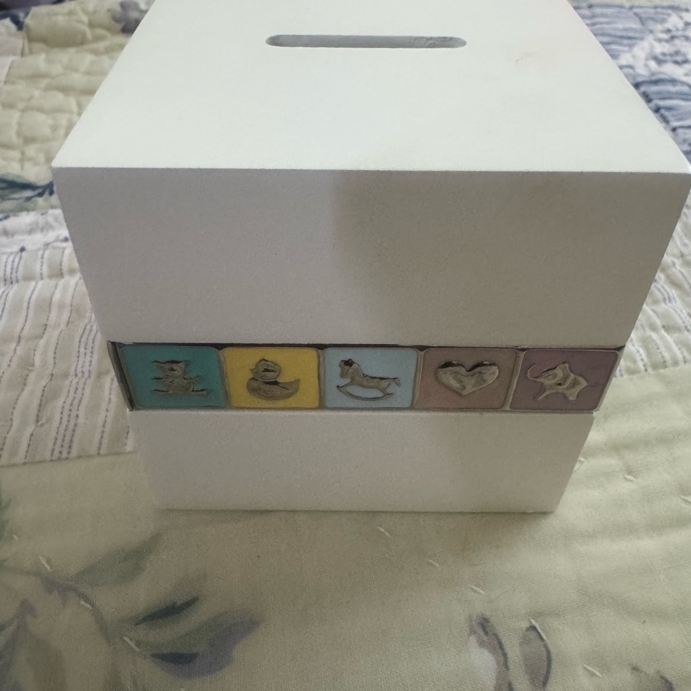 Lenox Vintage Baby Bank Peek-A-Boo